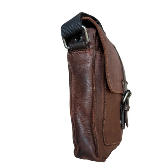 India Brown Leather Crossbody Bag - Picture 7 of 15